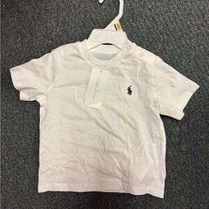 Ralph Lauren White Short Sleeve Tee Classic Cotton